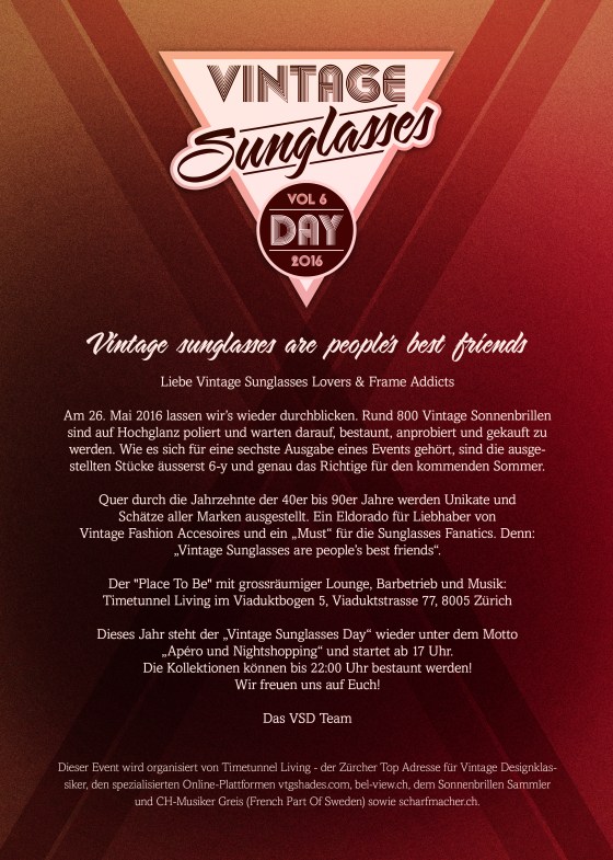 Vintage Sunglasses Day 2016